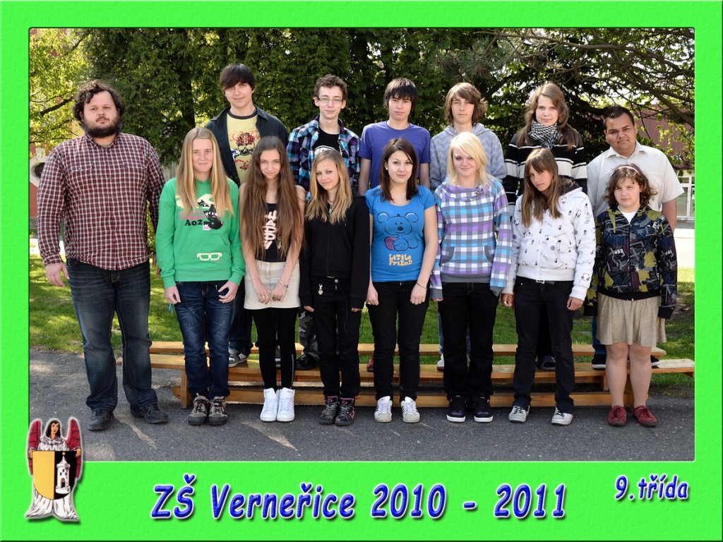 9. třída, školní rok 2010/2011