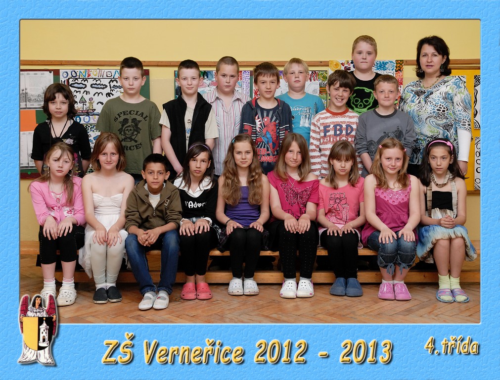 4. třída, školní rok 2012/2013