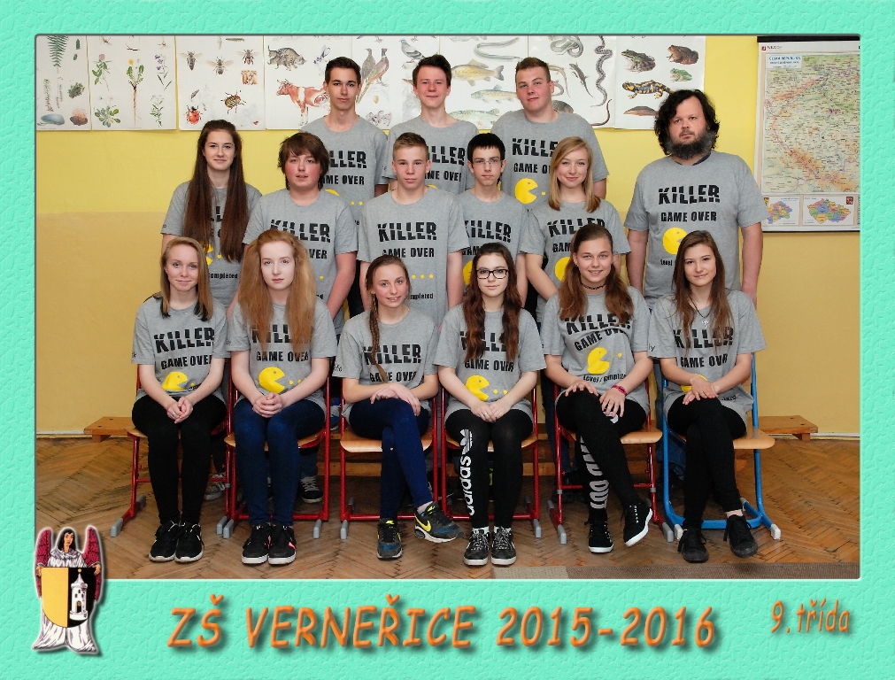 9. třída, školní rok 2015/2016