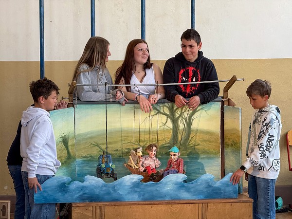 Loutkové představení Modrák
