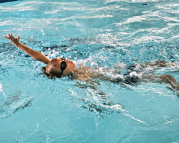 Předposlední lekce plavání