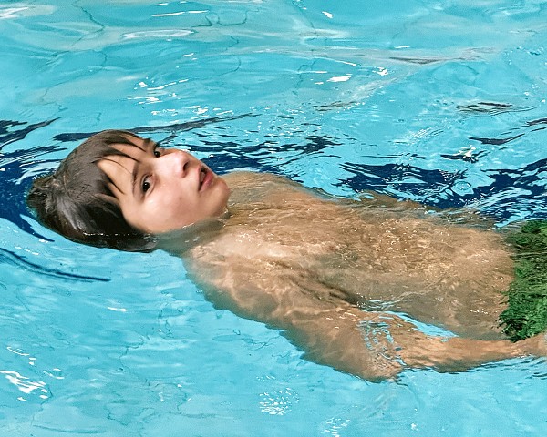 Předposlední lekce plavání