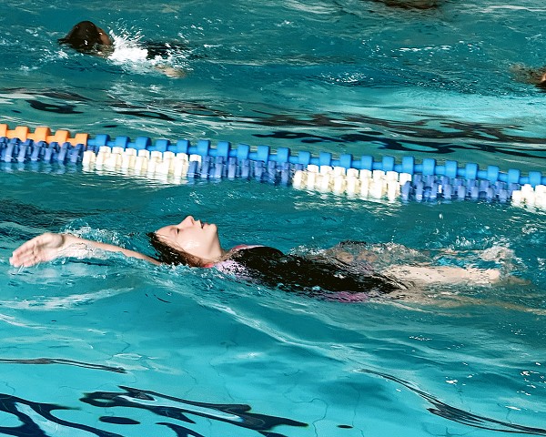 Předposlední lekce plavání