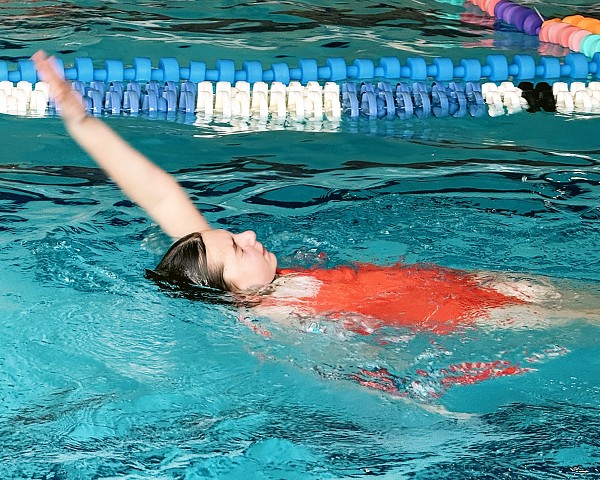 Předposlední lekce plavání