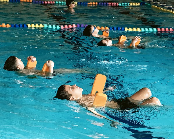 Předposlední lekce plavání