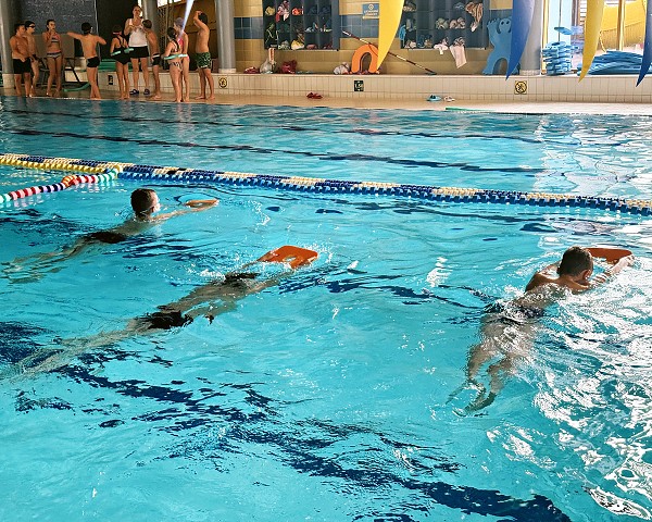 Předposlední lekce plavání