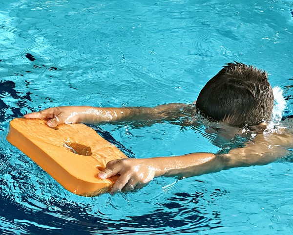 Předposlední lekce plavání