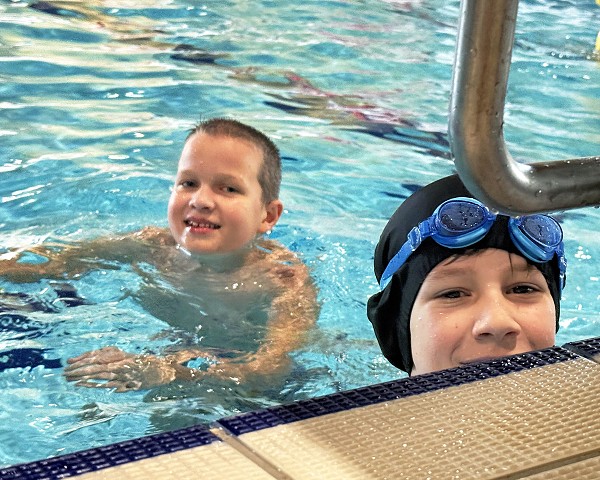 Předposlední lekce plavání