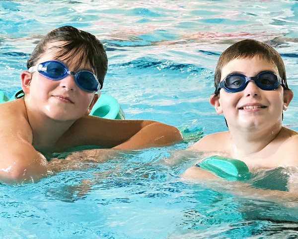 Předposlední lekce plavání