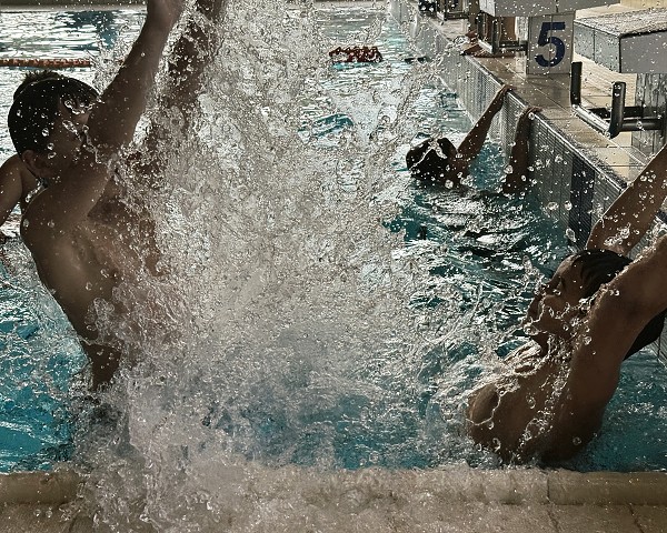 Předposlední lekce plavání