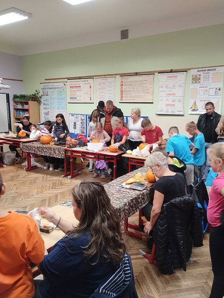 Dýňodlabání na 1. stupni