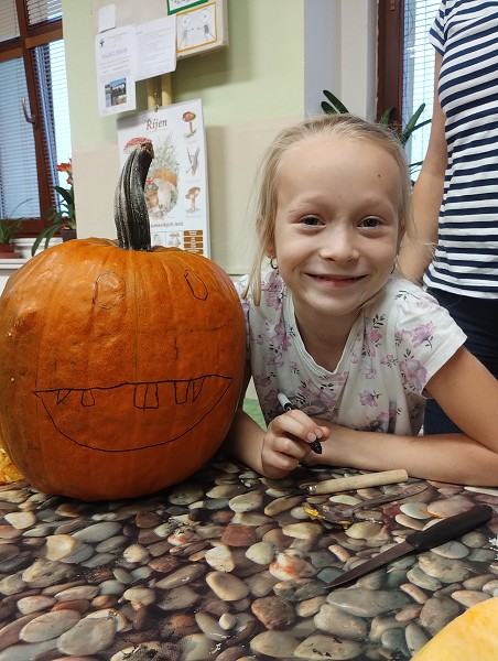 Dýňodlabání na 1. stupni