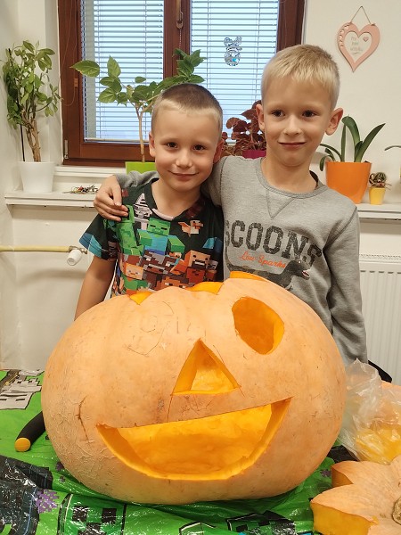 Dýňodlabání na 1. stupni