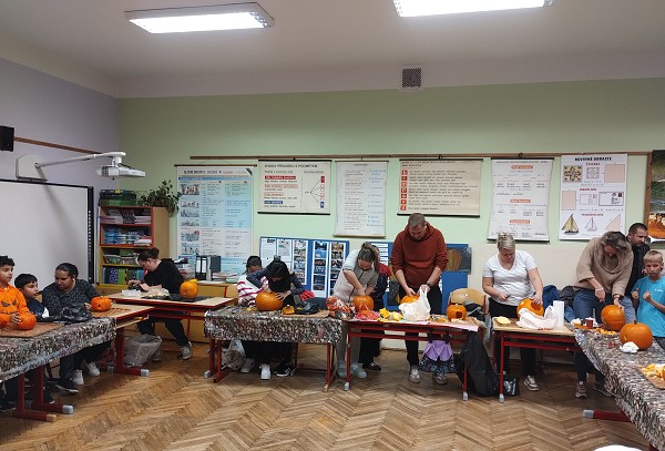 Dýňodlabání na 1. stupni