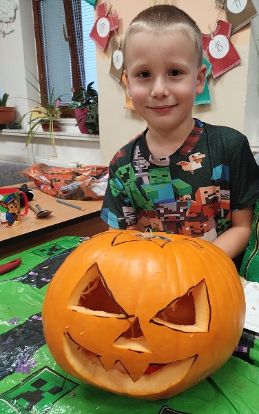 Dýňodlabání na 1. stupni