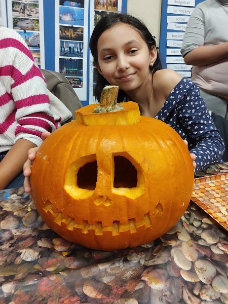 Dýňodlabání na 1. stupni