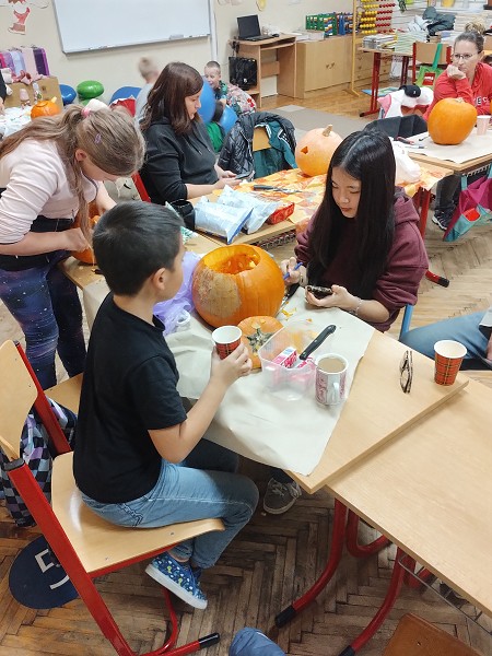 Dýňodlabání na 1. stupni